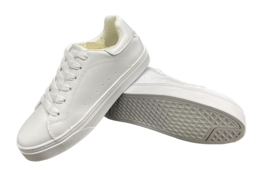 Tenis Cuero Blanco